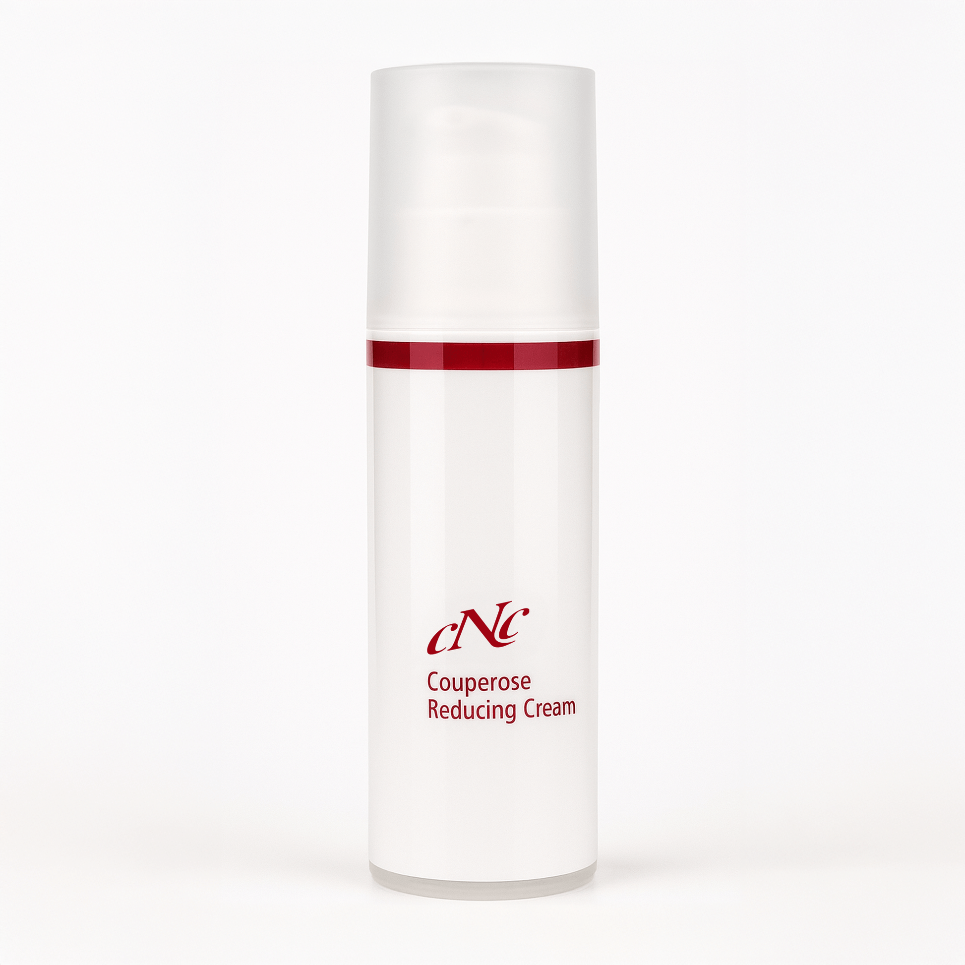 CNC Couperose Reducing Cream 150ml – calming cream in a white tube designed to reduce redness and strengthen capillaries in sensitive skin.
