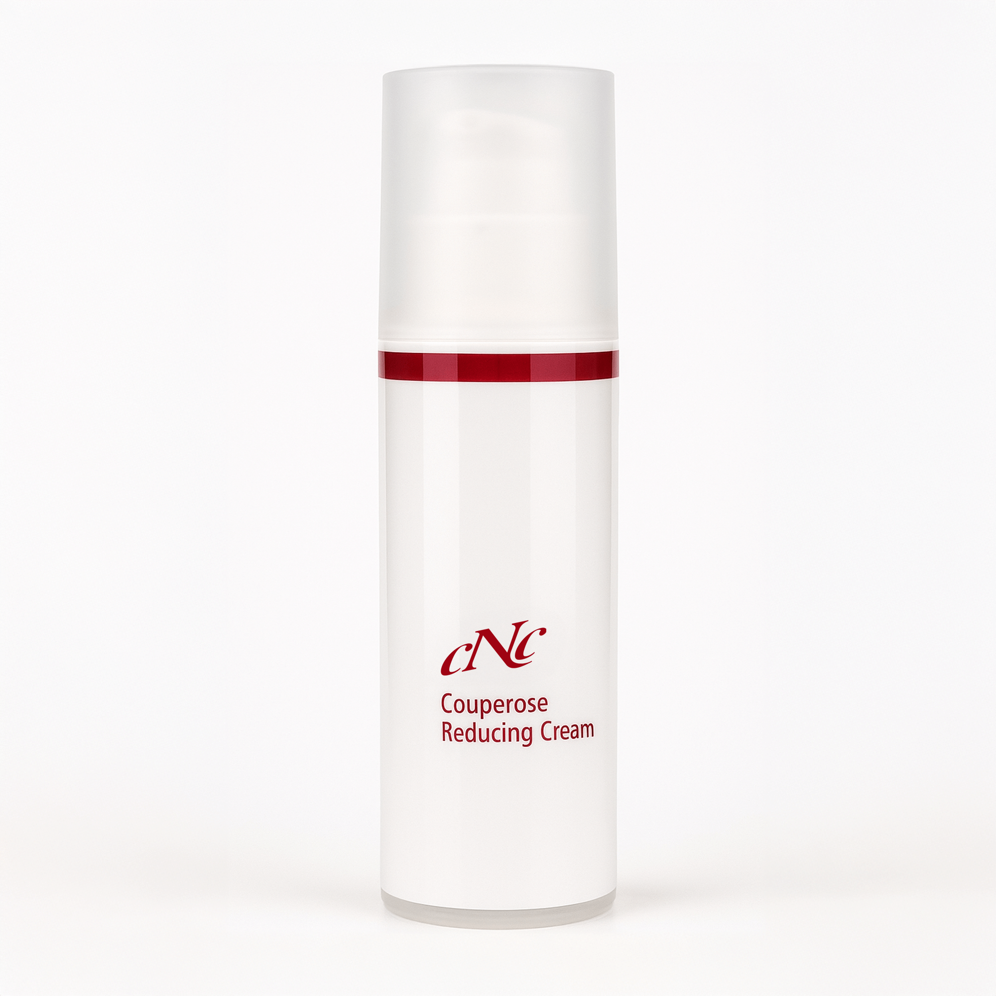 CNC Couperose Reducing Cream 150ml – calming cream in a white tube designed to reduce redness and strengthen capillaries in sensitive skin.