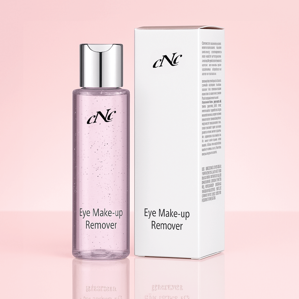 CNC Gentle Cleanse Eye Remover 100ml – soothing formula for sensitive eyes, effectively dissolves waterproof makeup.