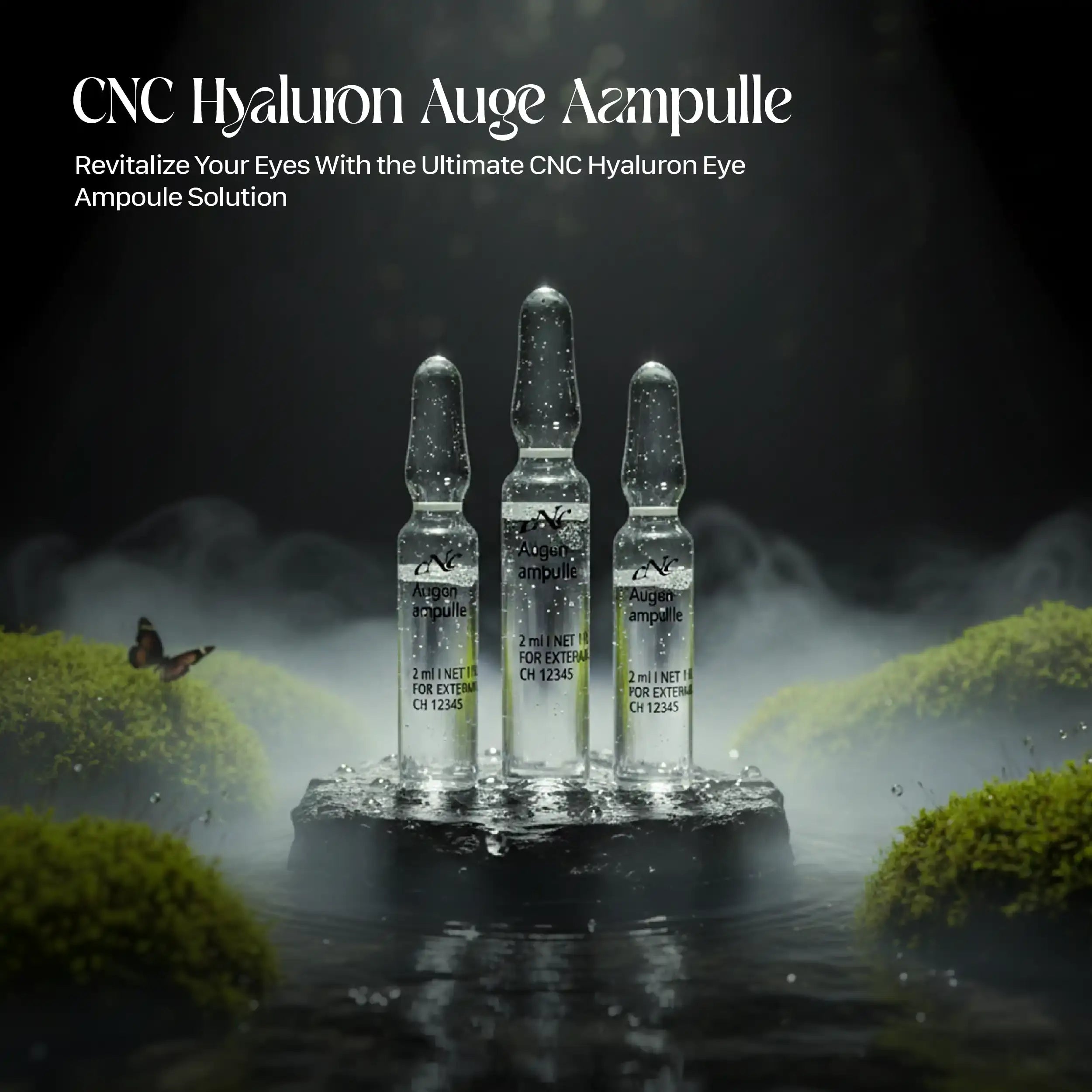 CNC Hyaluron Augenampulle 10x2ml – Hydration Boost