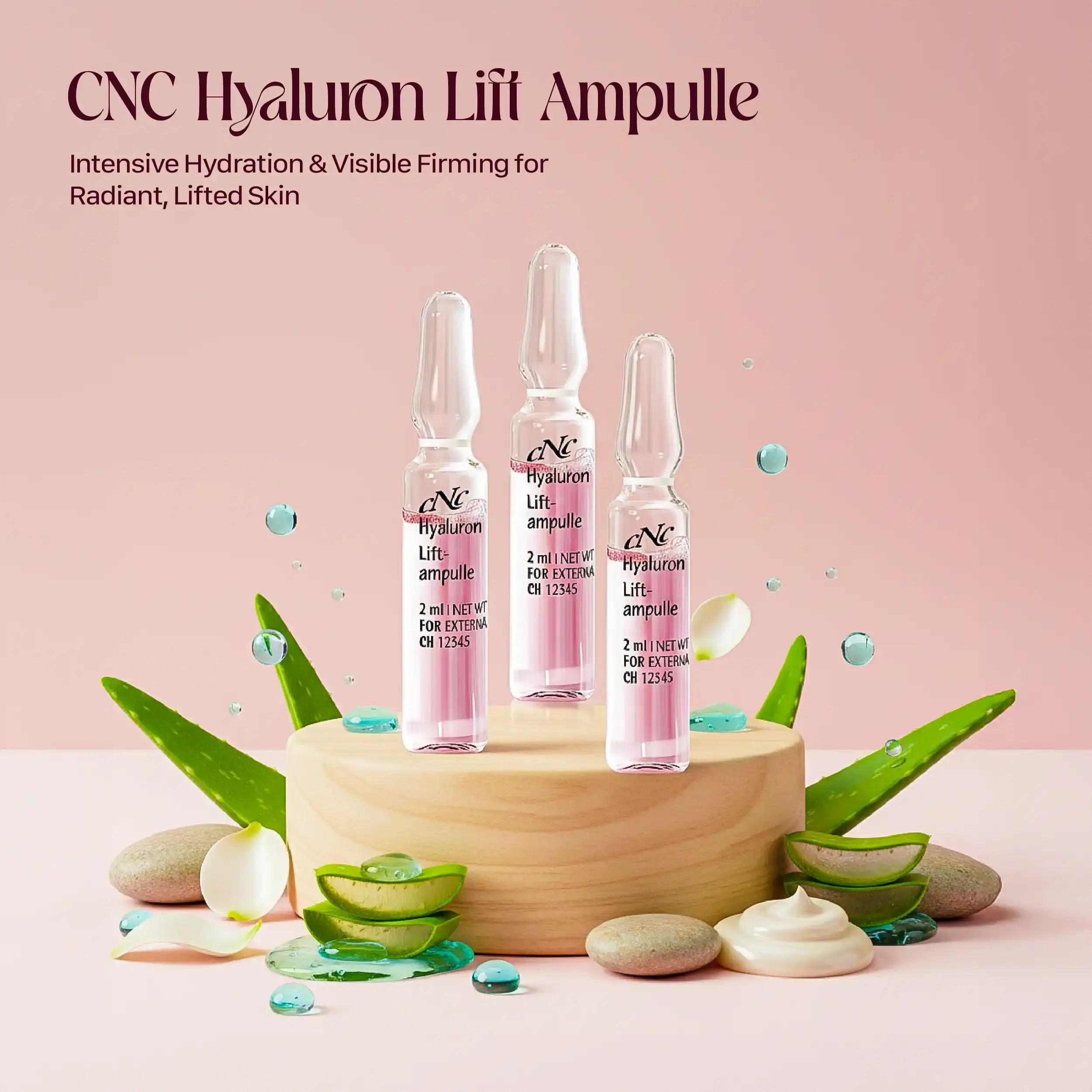CNC Hyaluron Lift Ampulle – Lift & Glow 10x2ml