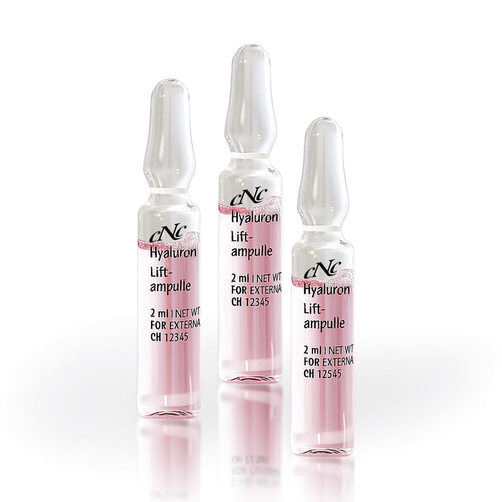 CNC Hyaluron Liftampulle 10x2ml – intensive lifting ampoules designed to hydrate, firm, and boost skin radiance.