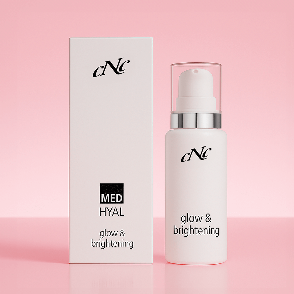 CNC HYAL Glow Serum 30ml – daily brightening treatment that hydrates and revitalizes tired, uneven skin.