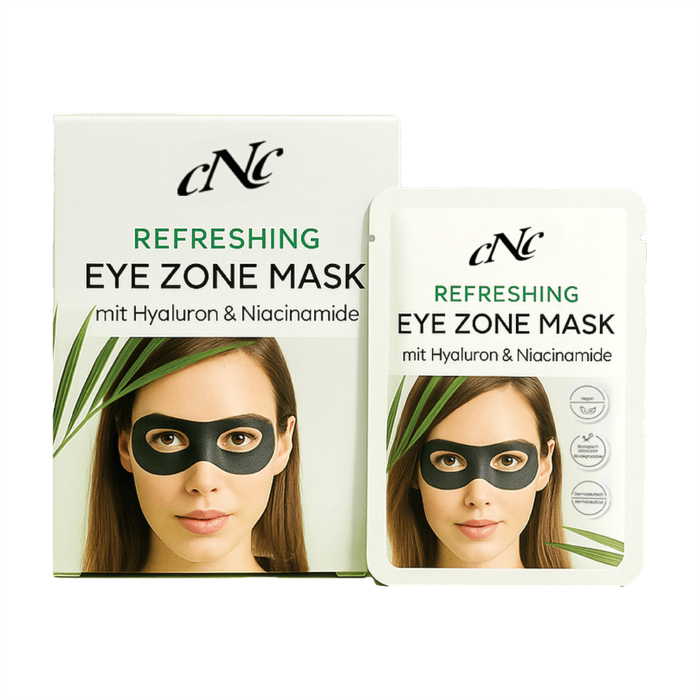 CNC Refreshing Eye Zone Mask – 20-piece set of cooling eye masks designed to hydrate, soothe, and reduce puffiness.