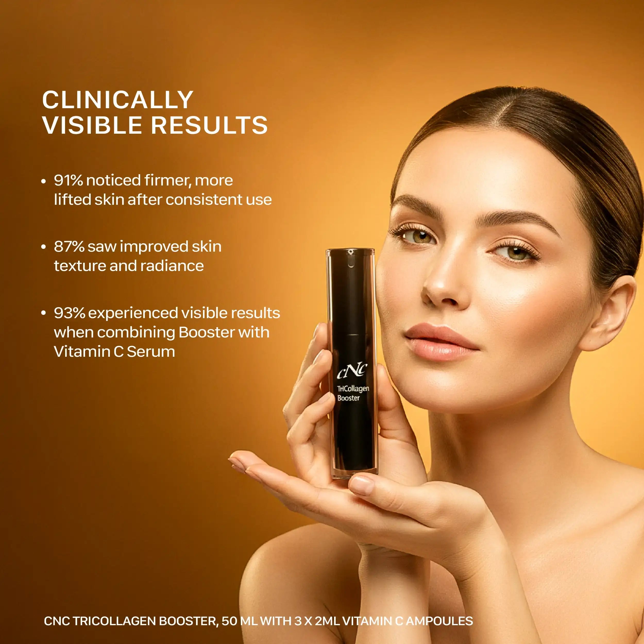 CNC TriCollagen Booster 50ml + 3x2ml Vitamin C Serum