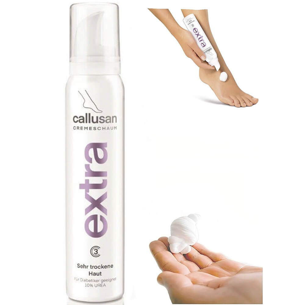 125ml Callusan Extra – foot care mousse for rough, dry skin