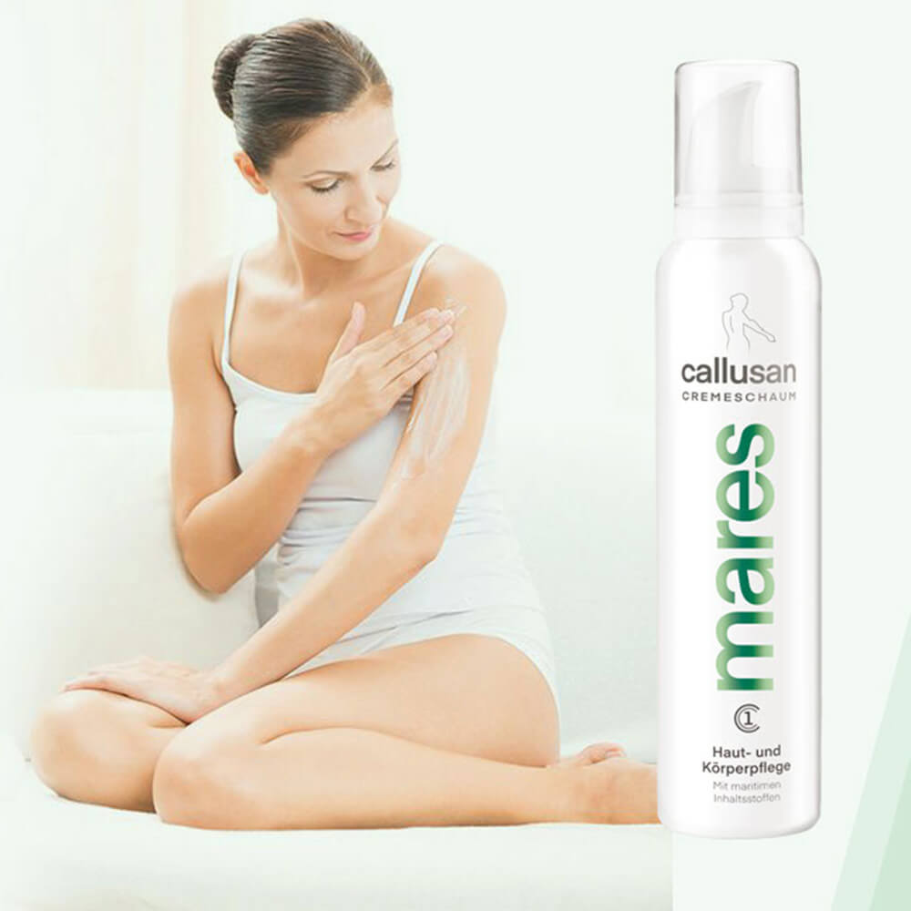 Callusan Mares 175ml mousse – revitalizing cream for leg circulation