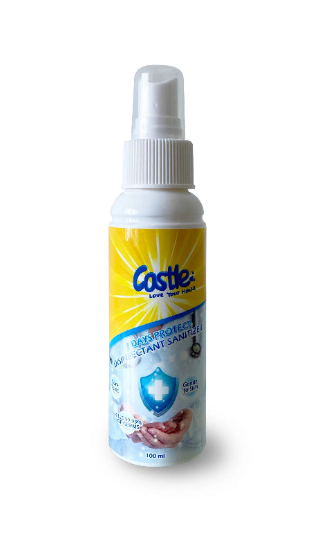 Castle Long Lasting Germ Protection Sanitizer Spray - 100ml, Hand Sanitizers & Wipes