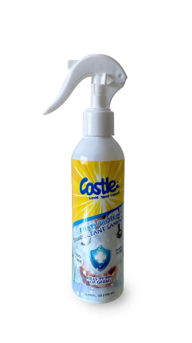 Castle Long Lasting Germ Protection Sanitizer Spray - 180ml, Hand Sanitizers & Wipes