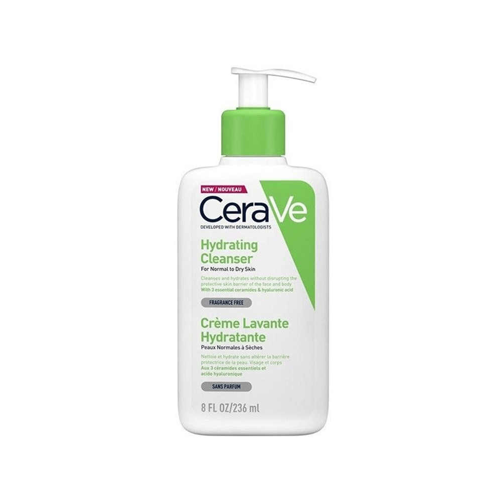 CeraVe Hydrating Facial Cleanser - 236ml (8oz), Facial Cleansers