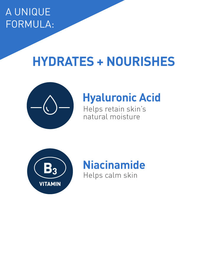 CeraVe Therapeutic Hand Cream with Hyaluronic Acid - 50ml, Lotions & Moisturizers