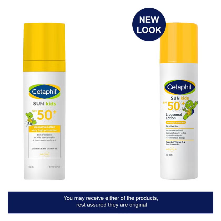 Cetaphil Sun Kids Liposomal Sunscreen Lotion SPF 50+ -  150ml, Sunscreen