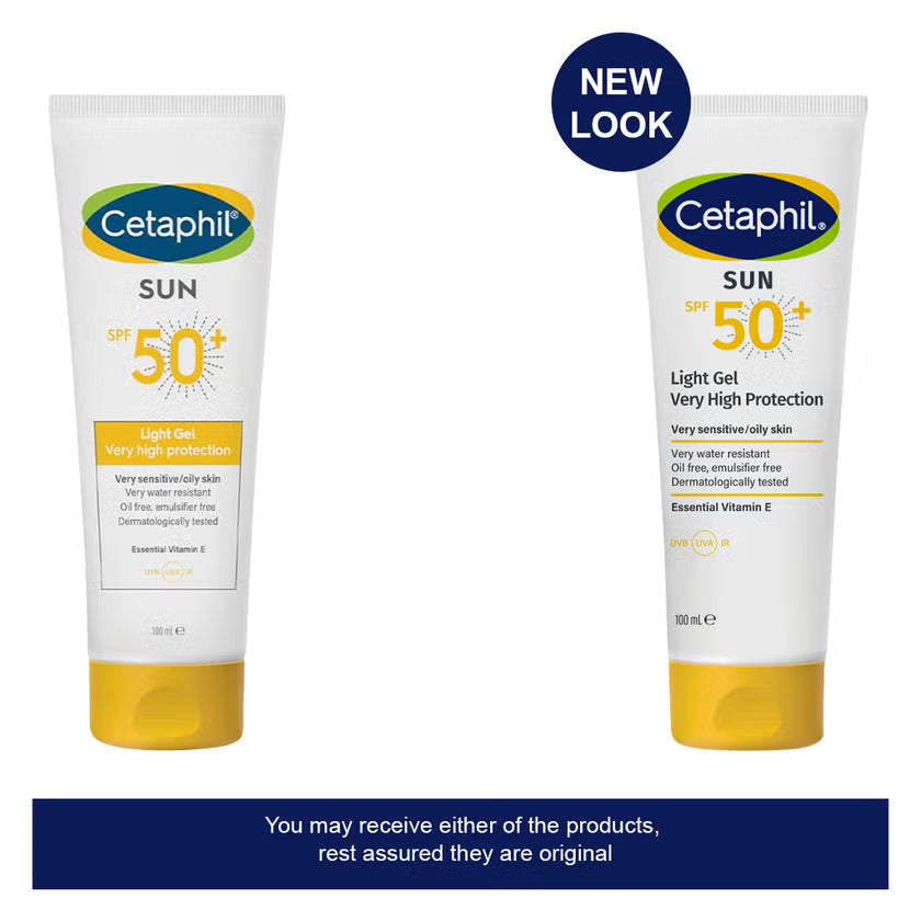 Cetaphil Sun Light Gel Sunscreen SPF 50+ - 50ml, Sunscreen