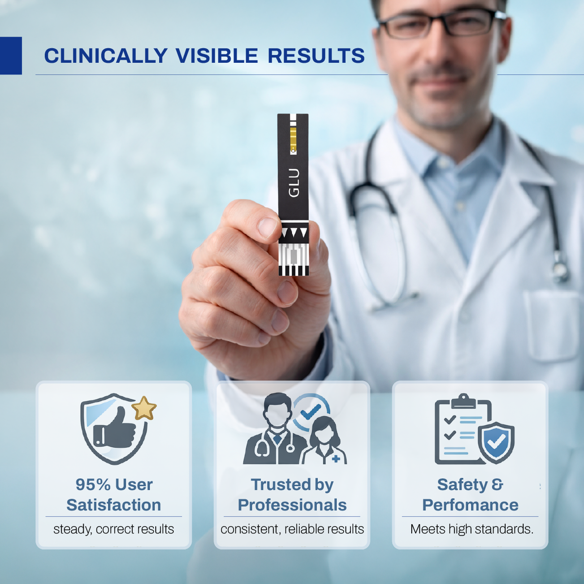 CORPHA Blood Glucose Meter Test Strips - 50s