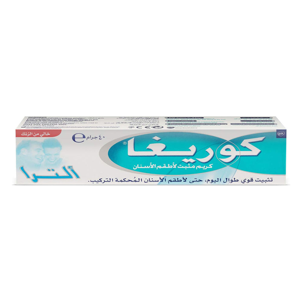 Corega Ultra Denture Fixative Cream - 40g, Denture Adhesives