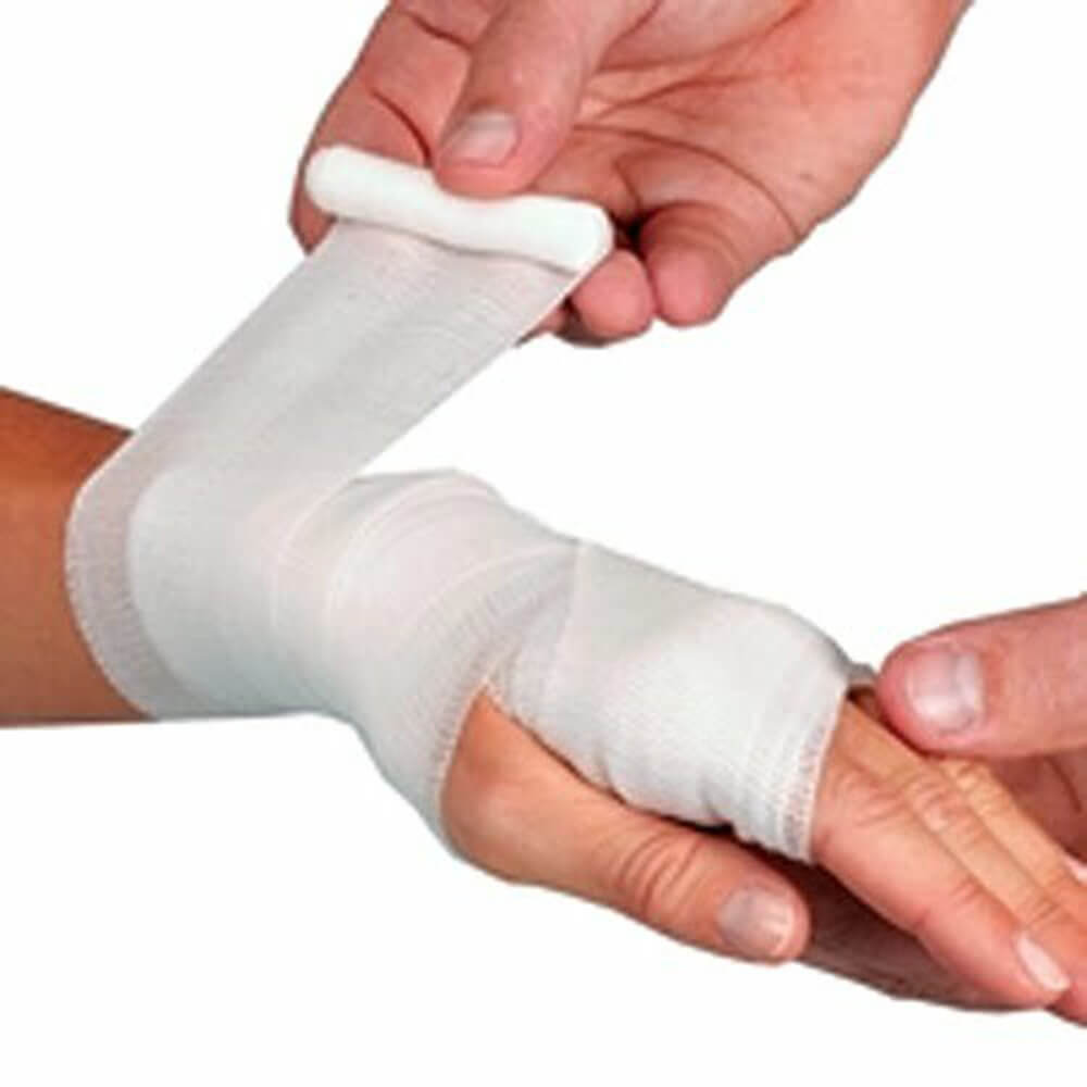 Cotton elastic bandage roll for support and compression – 7.5cm