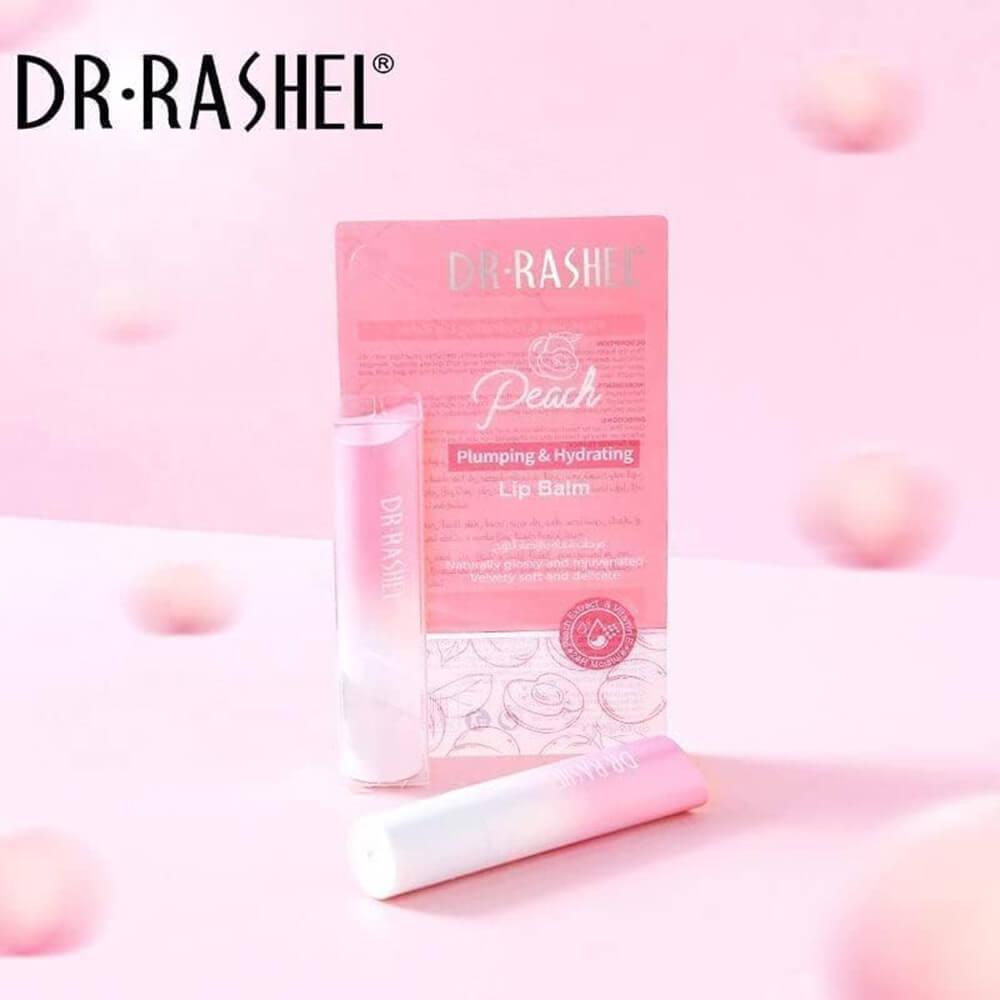 Hydrating and volumizing lip balm – DR.RASHEL Peach