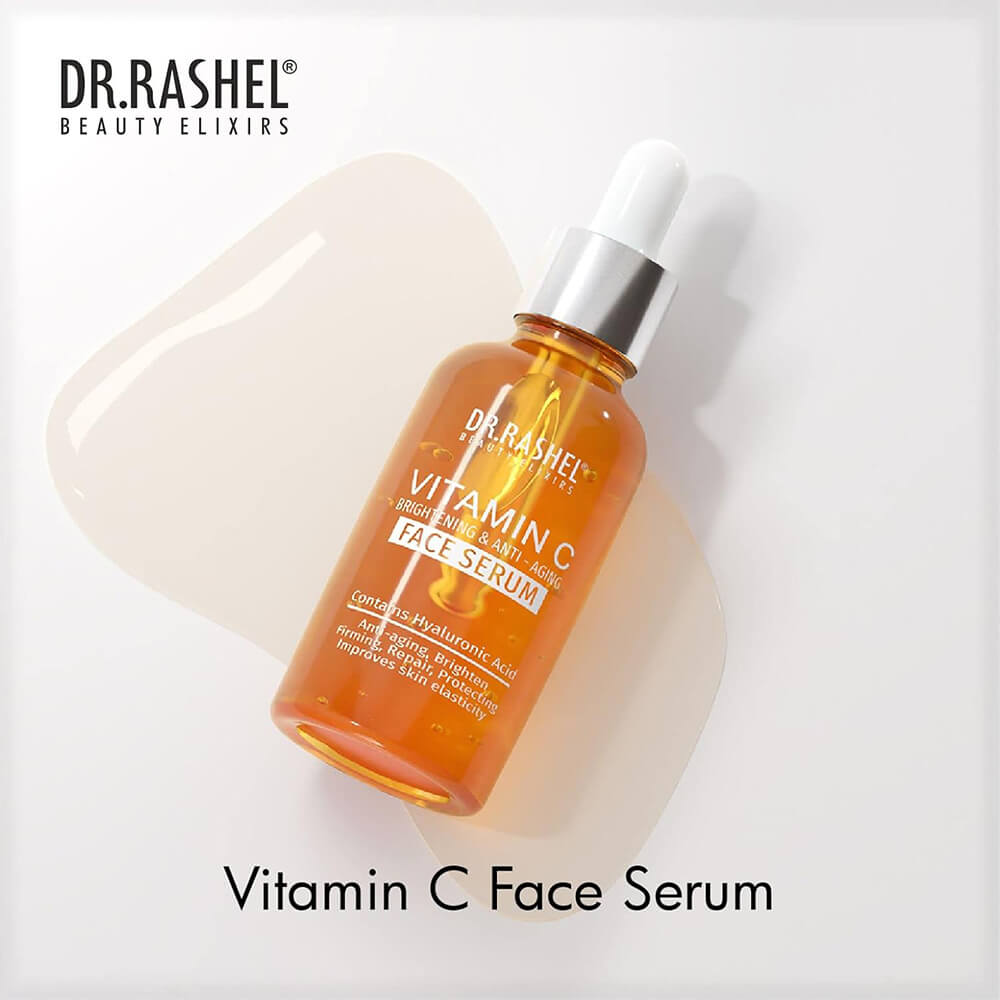 Anti-aging serum with vitamin C for brightening and firming