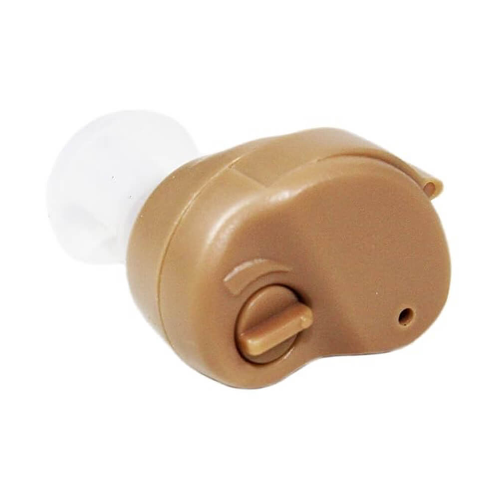 Compact DUDDOO K-80 in-ear hearing device – rechargeable design