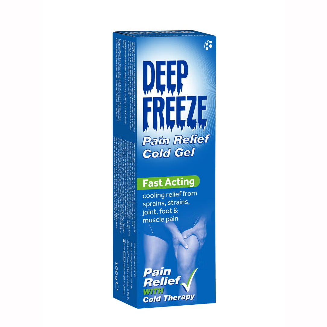 Deep Freeze Cold Pain Relief Gel - 100g, First Aid