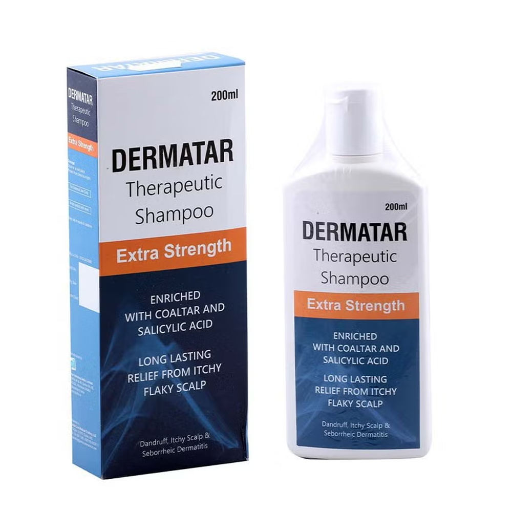 Dermatar Extra Strength Therapeutic Shampoo - 200ml, Shampoo
