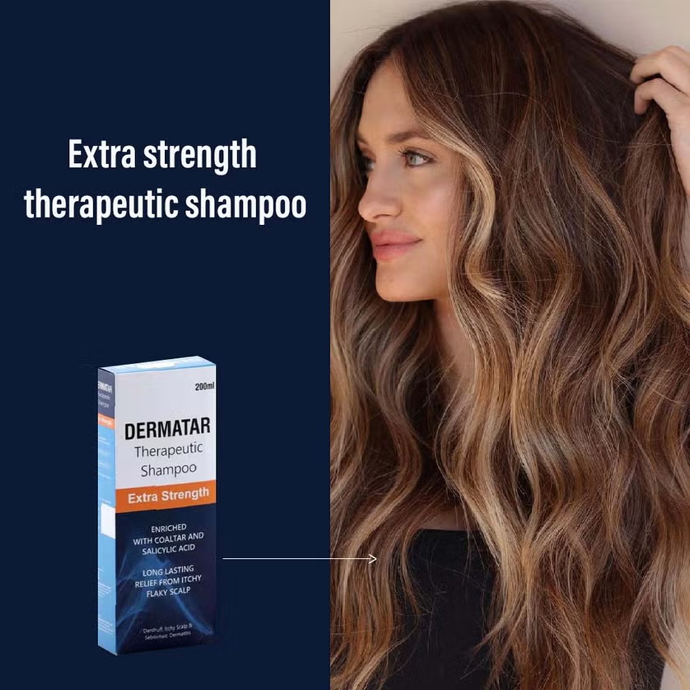 Dermatar Extra Strength Therapeutic Shampoo - 200ml, Shampoo