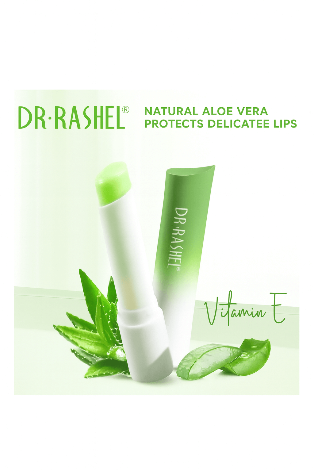 Dr.Rashel Aloe Vera Soothe & Moisturize Lip Balm - 3g, Lip Balms