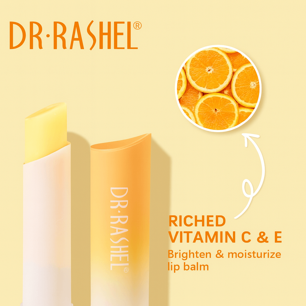 Dr.Rashel Vitamin C Brighten & Moisturize Lip Balm - 3g, Lip Balms