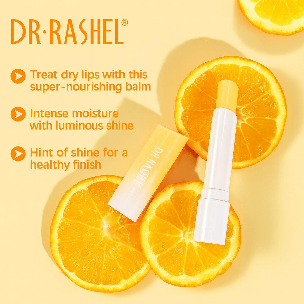 Dr.Rashel Vitamin C Brighten & Moisturize Lip Balm - 3g, Lip Balms