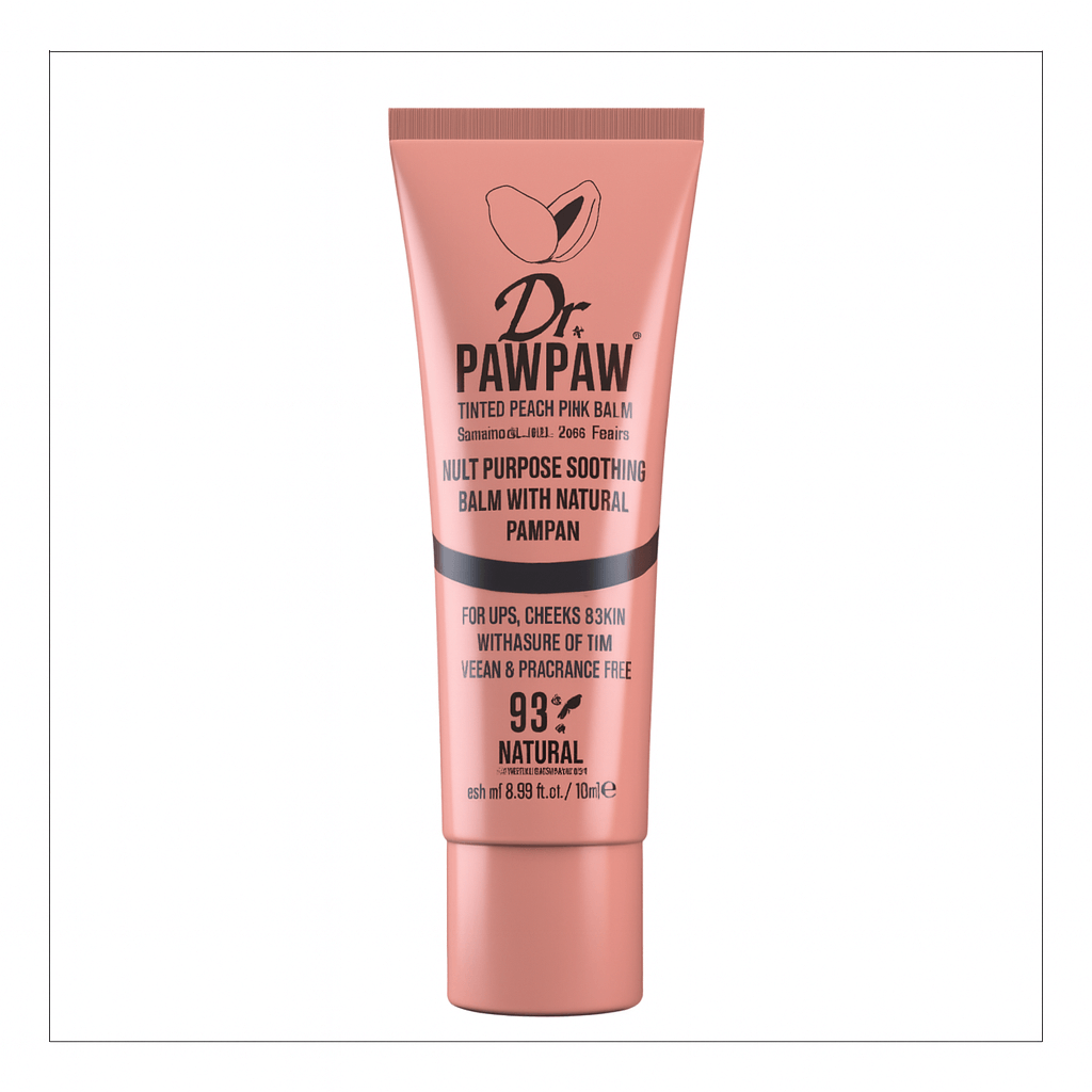 Dr. PawPaw Tinted Peach Pink Balm for Lips & Skin - 10ml, Lip Balms