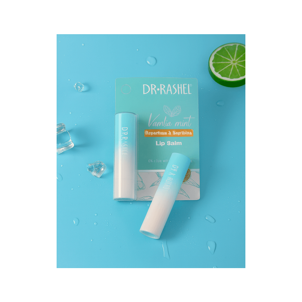 Dr. Rashel Vanilla Mint Repairing & Soothing Lip Balm - 3g, Lip Balms