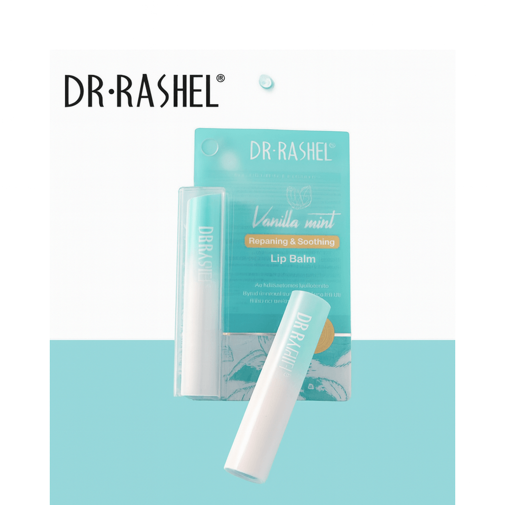 Dr. Rashel Vanilla Mint Repairing & Soothing Lip Balm - 3g, Lip Balms
