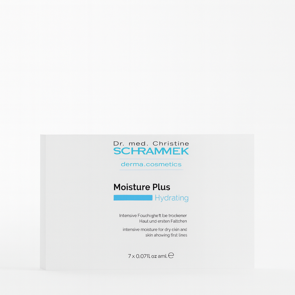 Dr. med. Christine Schrammek Moisture Plus Hydrating Ampoules - 14ml (7x2ml), Face Serums