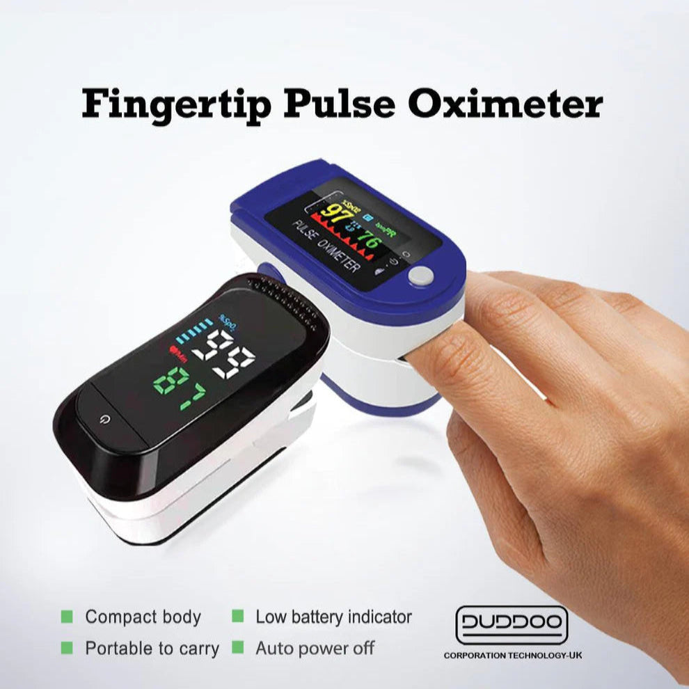 Duddoo SMH-01 Fingertip Pulse Oximeter - Black, Pulse Oximeters