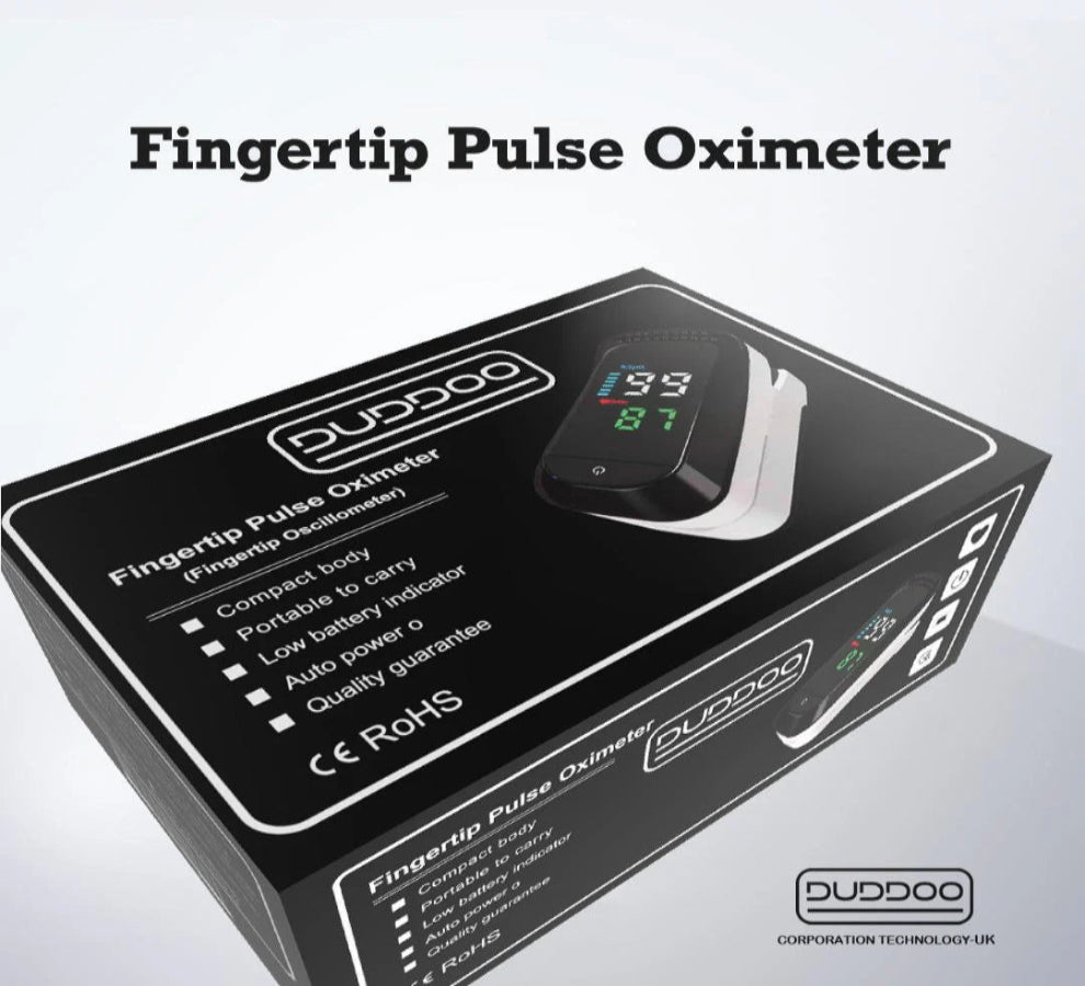 Duddoo SMH-01 Fingertip Pulse Oximeter - Black, Pulse Oximeters