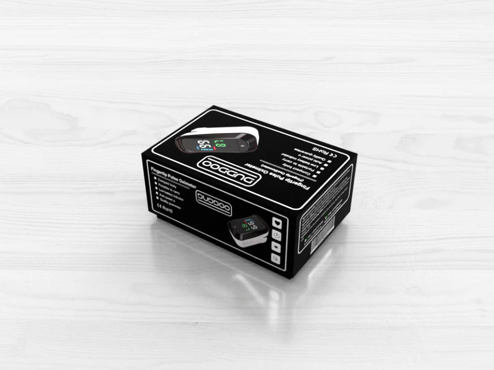Duddoo SMH-01 Fingertip Pulse Oximeter - Black, Pulse Oximeters