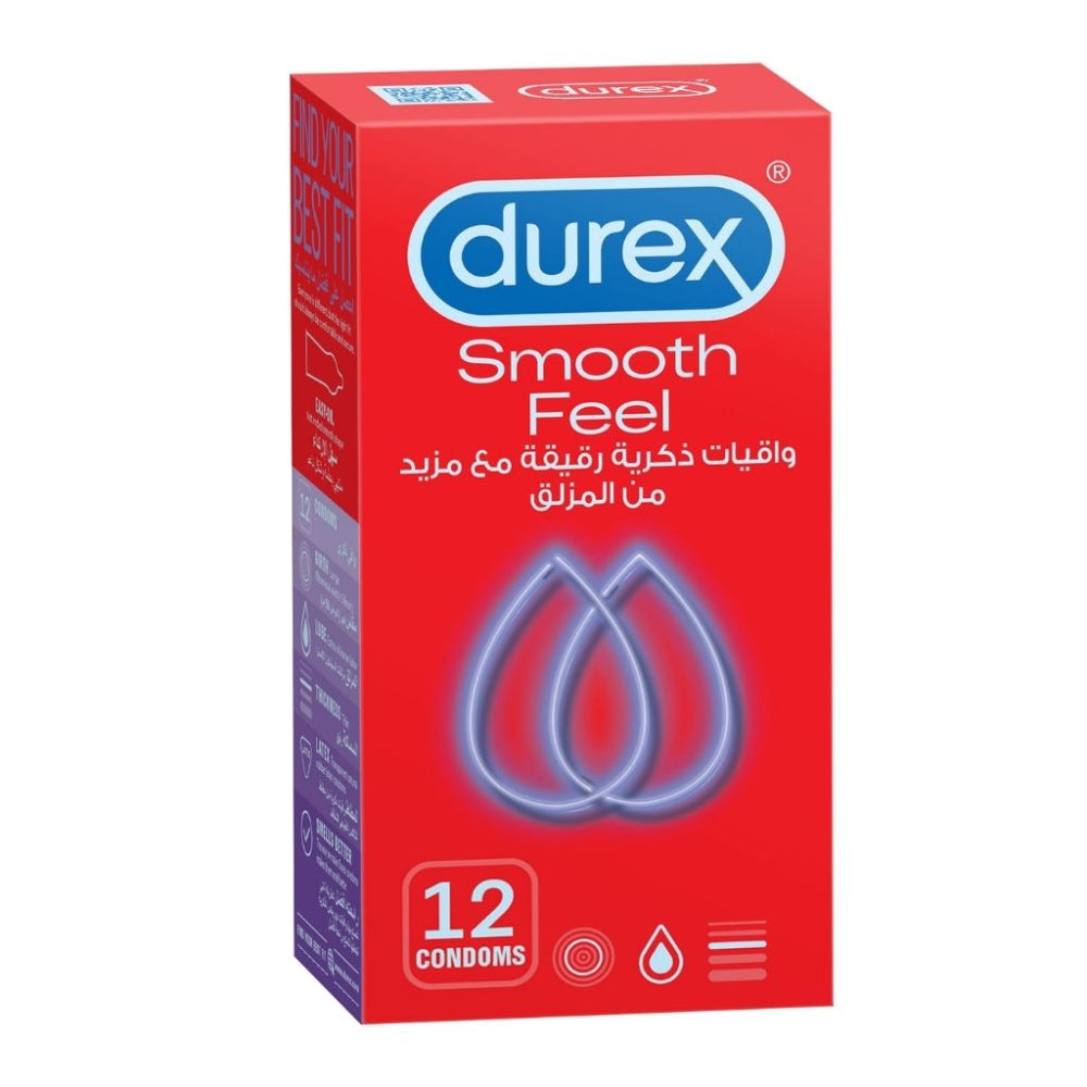 Durex Elite Feel Smooth Condoms - Pack of 12s, Condoms
