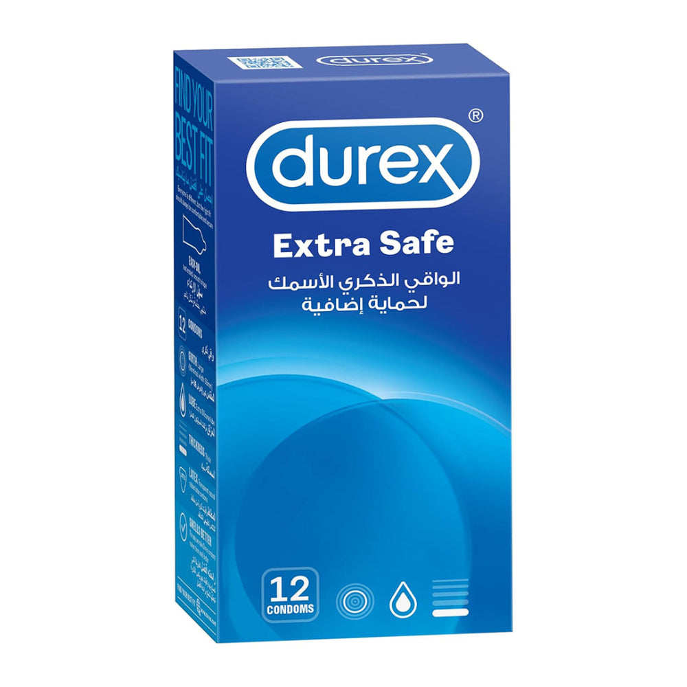 Durex Extra Safe Condoms - Pack of 12s, Condoms