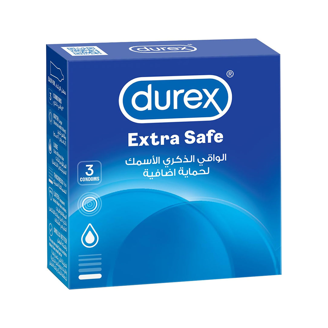 Durex Extra Safe Condoms - Pack of 3s, Condoms