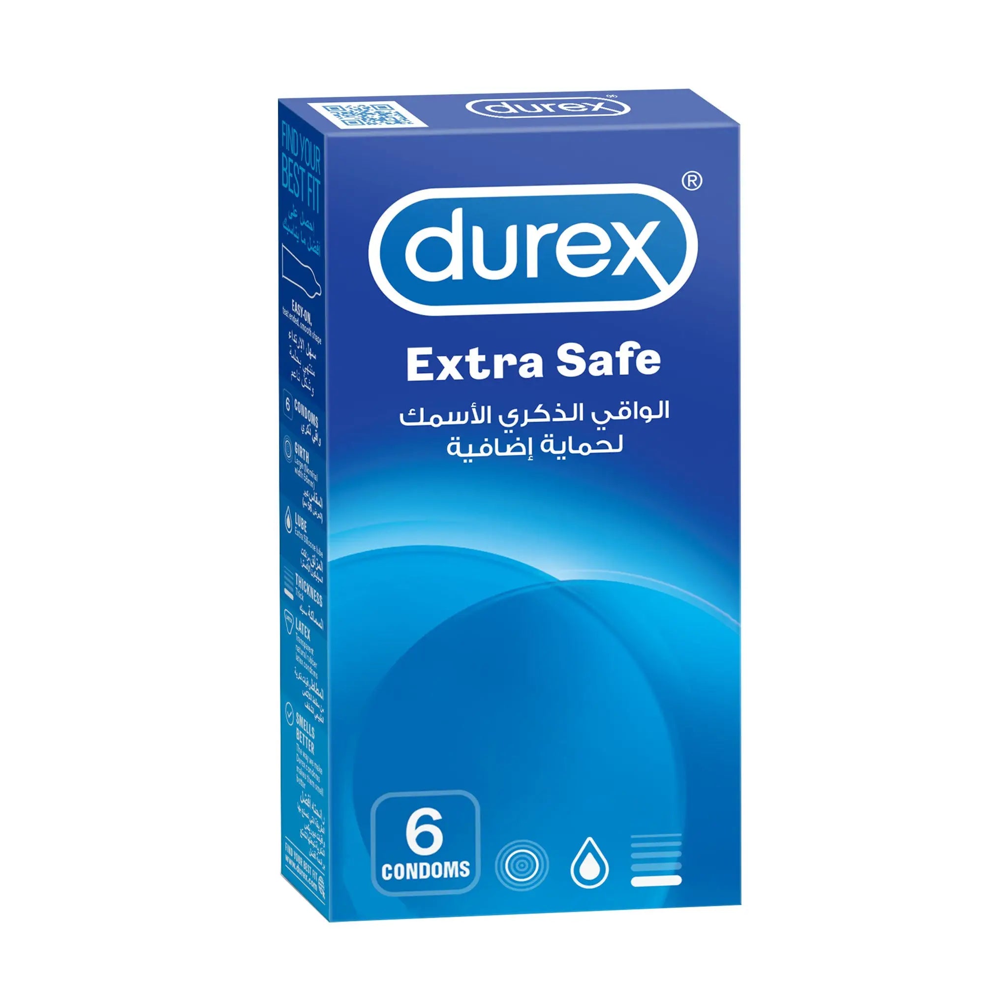 Durex Extra Safe Condoms - Pack of 6s, Condoms