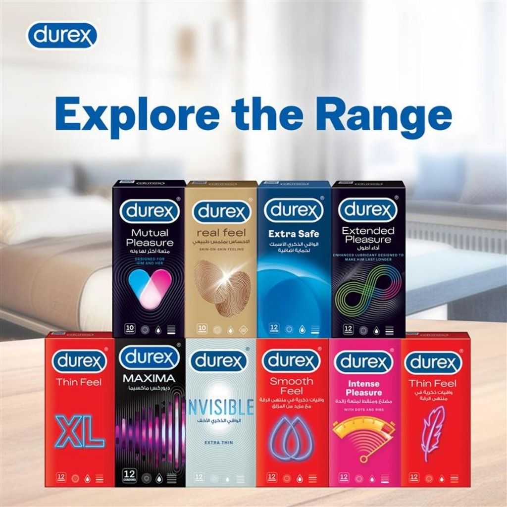 Durex Fetherlite Feel Thin Condoms - Pack of 3s, Condoms