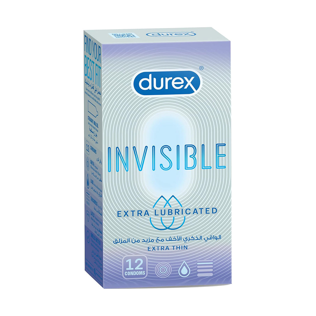 Durex Invisible Condoms - Pack of 12s, Condoms