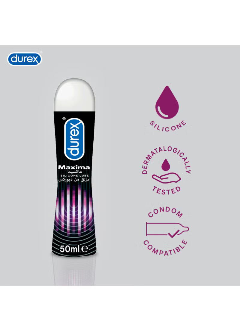 Durex Maxima Silicone Lubricant Gel - 50ml, Personal Lubricants