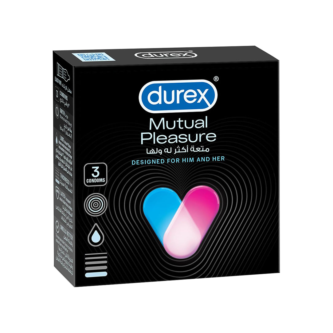 Durex Mutual Pleasure Condoms - Pack of 3s, Condoms