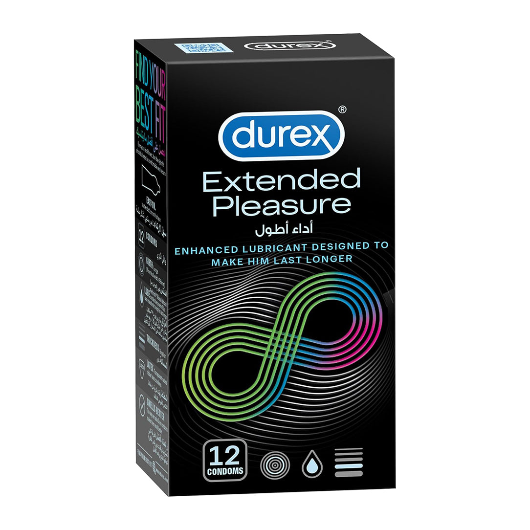 Durex Performa Extended Pleasure Delay Condoms - Pack of 12s, Condoms