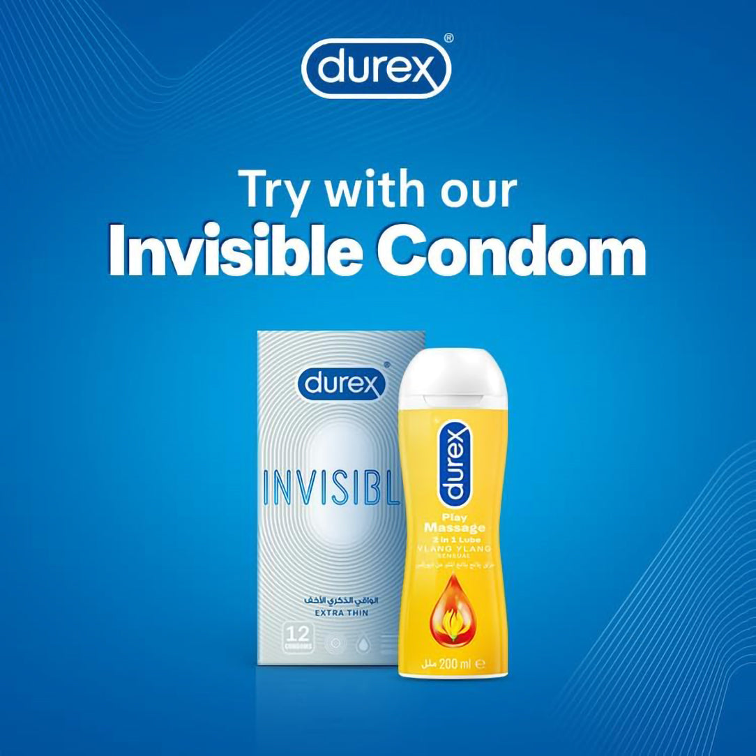 Durex Play Sensual Massage 2in1 Ylang Ylang Gel - 200ml, Personal Lubricants
