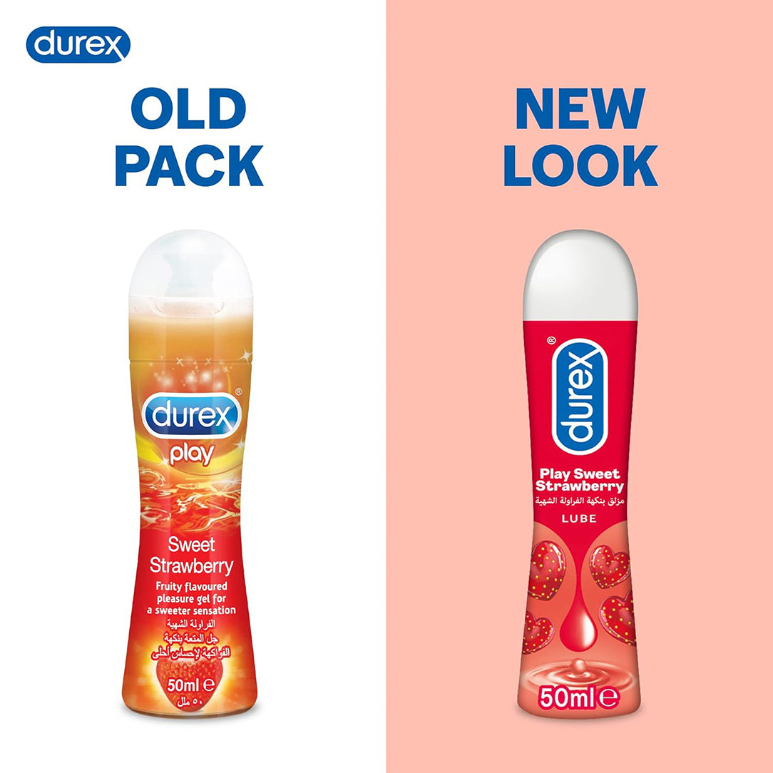 Durex Play Sweet Strawberry Intimate Lubricant Gel - 50ml, Personal Lubricants