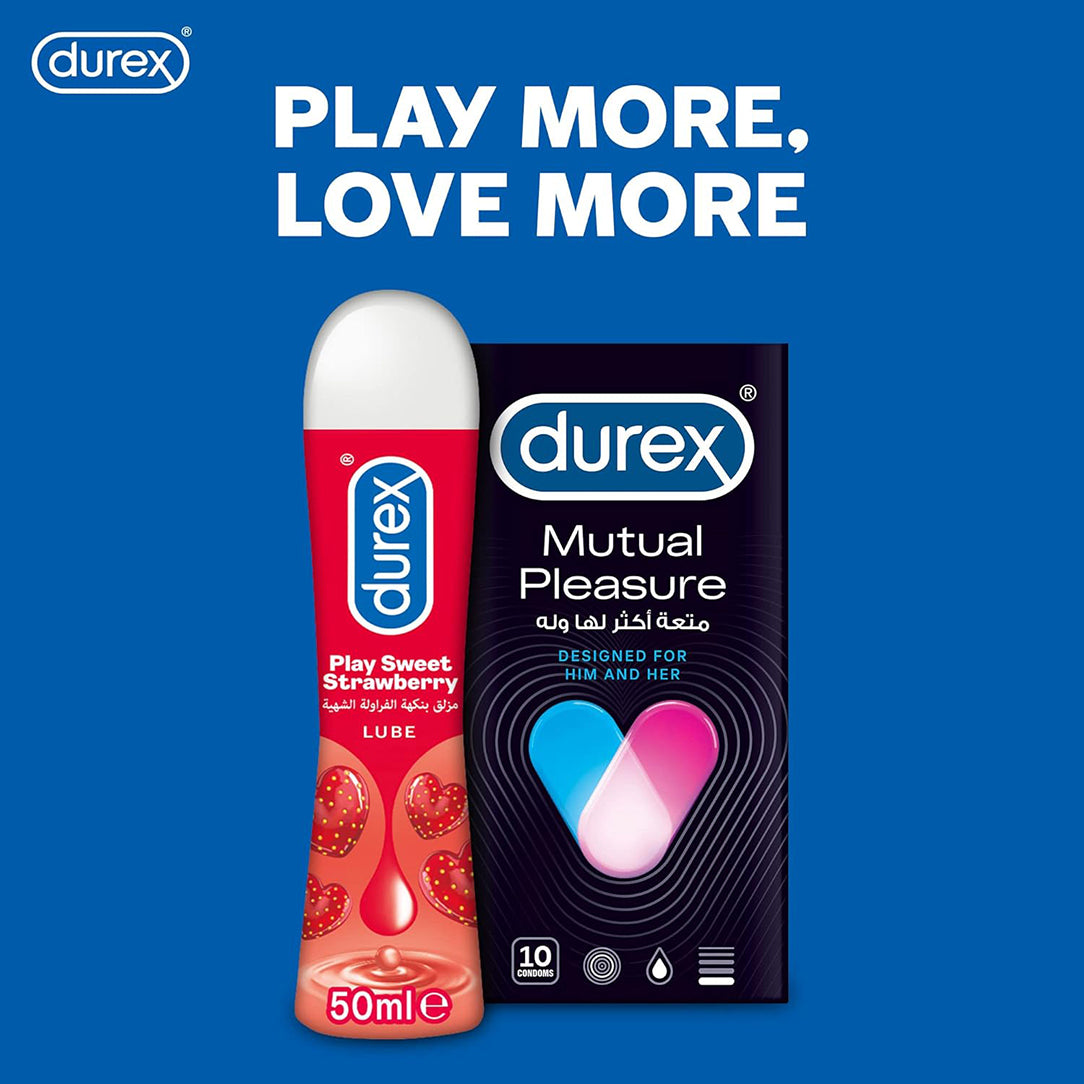 Durex Play Sweet Strawberry Intimate Lubricant Gel - 50ml, Personal Lubricants