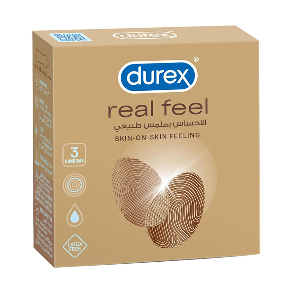 Durex Real Feel Condoms - Pack of 3s, Condoms