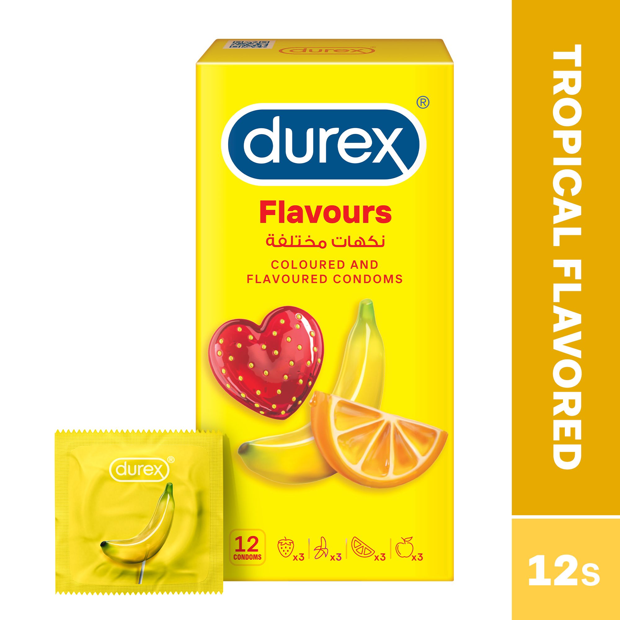 Durex Select Flavoured Condoms - Pack of 12s, Condoms